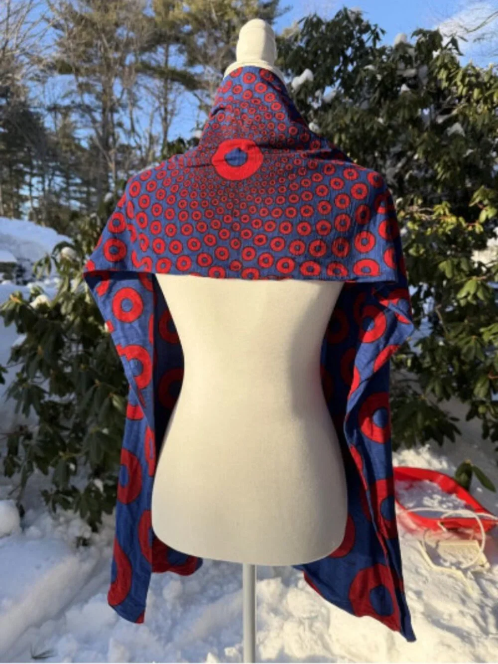 Phish Donut Vortex Scarf ~ Approx. 70
